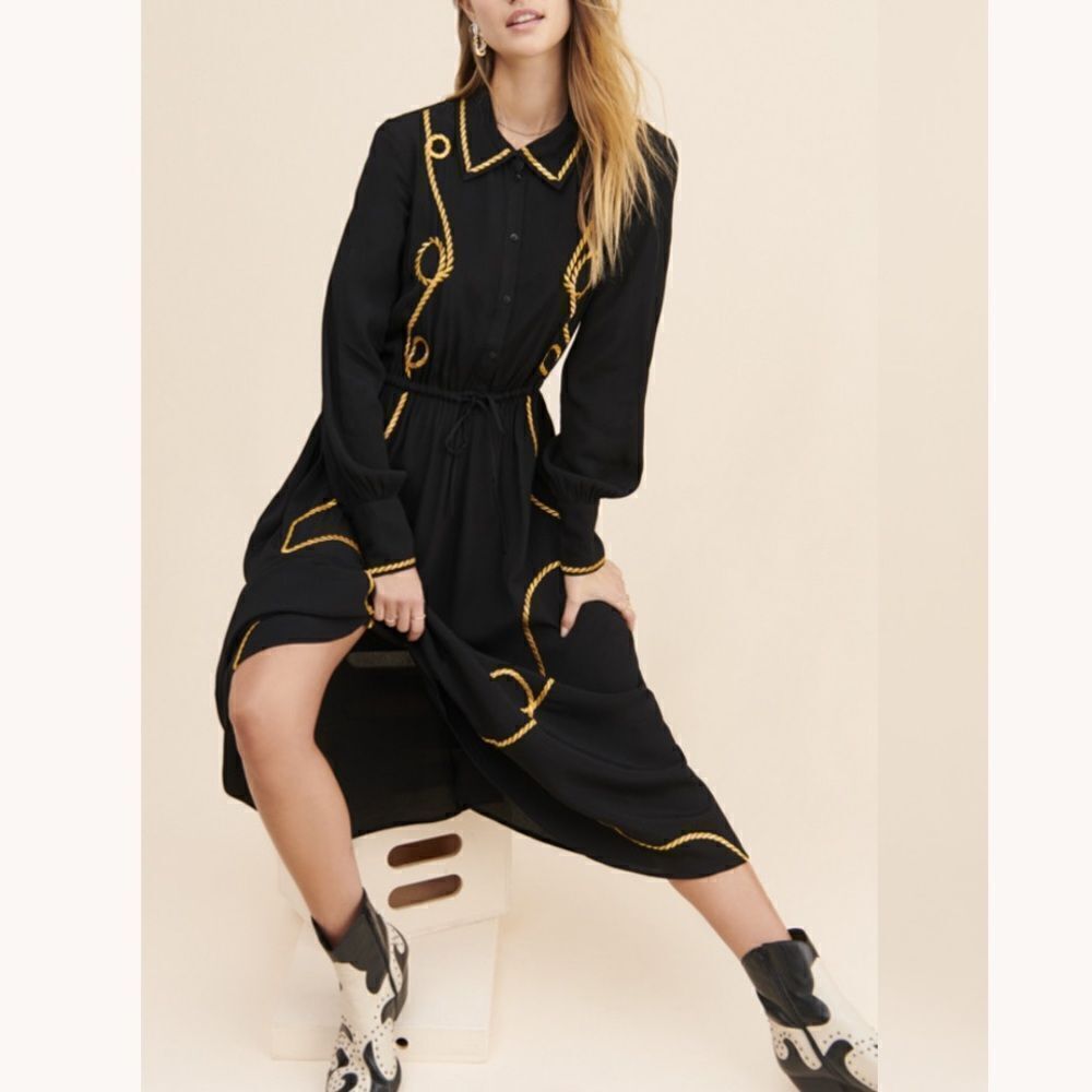 Just Female Wylie Midi Dress Size XS